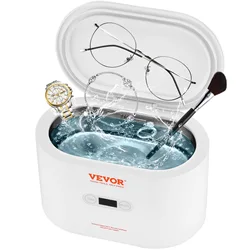 SucceBuy 650ml Ultrasonic Cleaner Mini Portable Washing Machine Ultrasound Bath Sonic Cleaning Device for Glasses Home Appliance