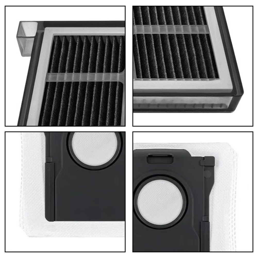 For Dreame For mova For p70 for PRO for Ultra Vacuum Dust Bag and Filter Set Multi Layer Filtration PP Material 4pcs or 8pcs