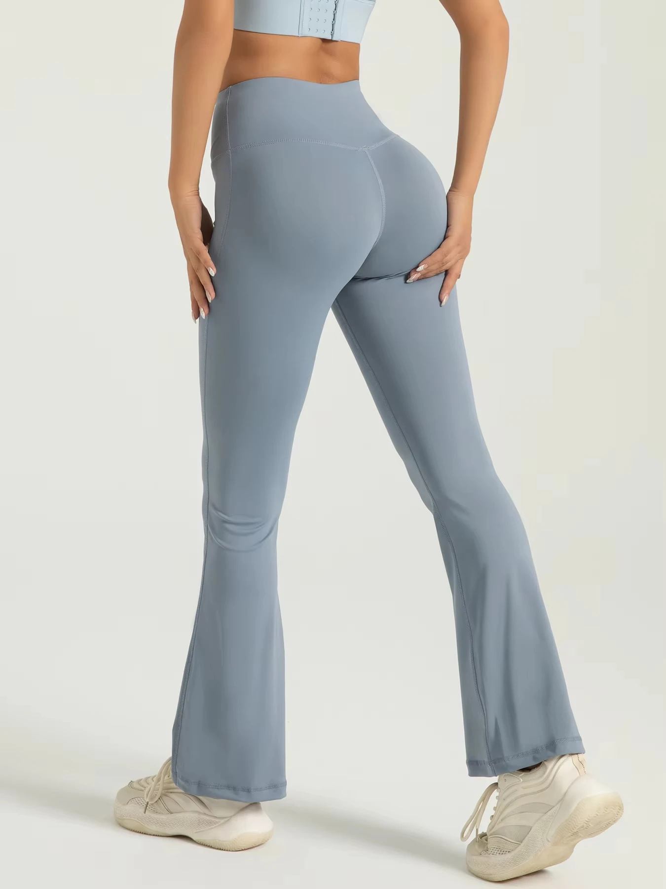Bootcut-Yogahose für Damen mit hoher Taille – ausgestellte Leggings für Workout und Freizeitkleidung – bequeme und stilvolle Activewear