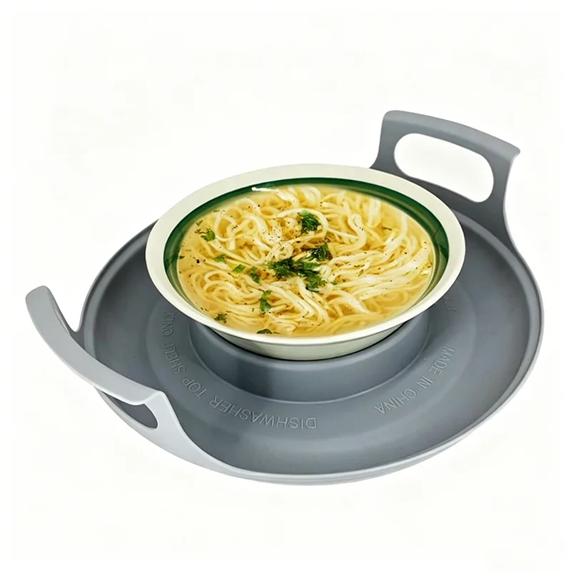Home Cooking Supplies - Vassoio per microonde anti-deformazione, facile da