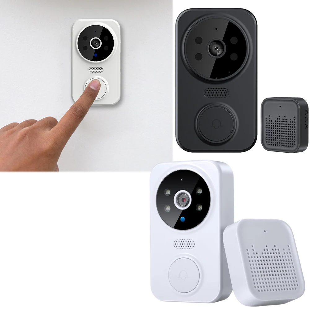 WiFi Wireless Visual Intercom Doorbell APP Remote Monitoring Smart Visual Doorbell Front Door Camera Indoor Outdoor Surveillance