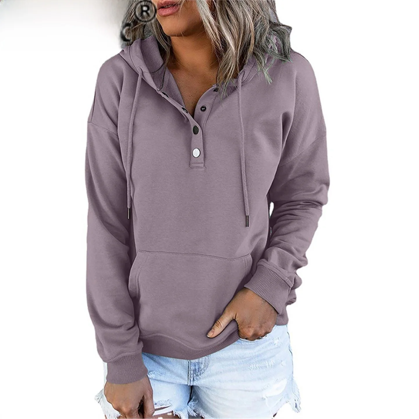 

Hooded Autumn Color Sweatirts Ne'Winters Women Winter Faion Ladies Premium Quali f Skirt Ci Walk PVC Fabric