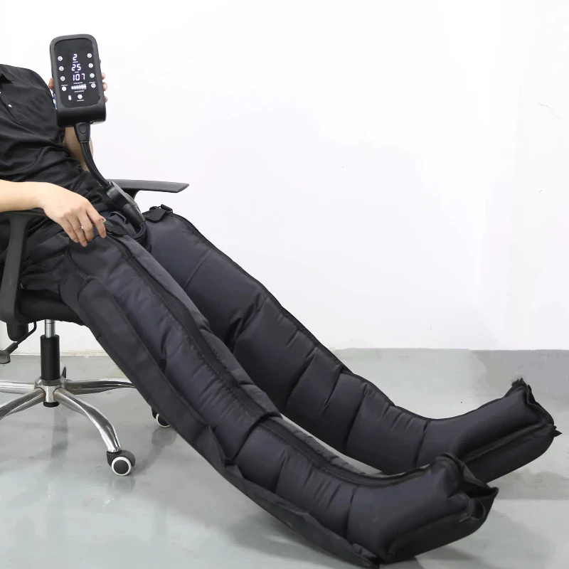 6‑Chamber Sports Recovery Boots Air Compression Leg Massager Muscle Circulation Massage Therapy Machine