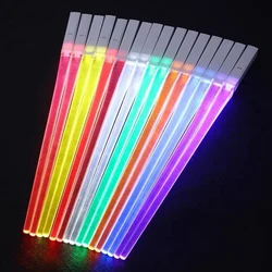 1Pair LED Lightsaber Luminous Chopsticks Detachable Washable Reusable BPA Free Tableware For Kitchen Dinner StarWar Theme Party
