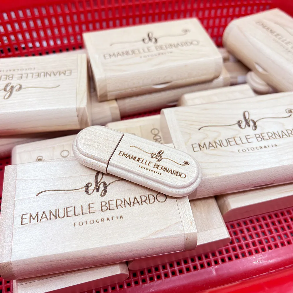 20 قطعة/الوحدة USB 2.0 (شعار مخصص مجاني) خشبي Usb 64gb محرك فلاش USB بندريف 4GB 8GB 16GB 32GB 64GB ذاكرة عصا للهدايا