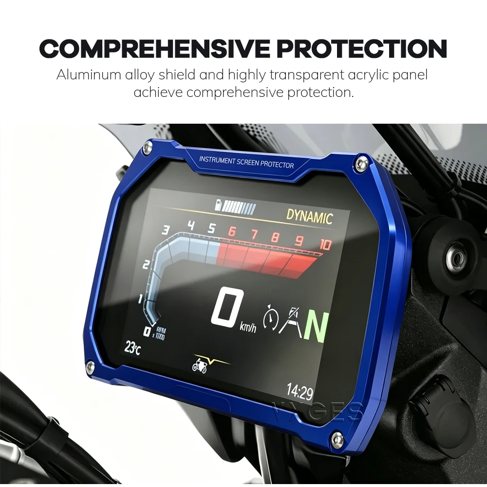 Motorcycle Metal Frame Screen Protector Cover Instrument Guard For BMW R1200GS R1250GS F750GS F850GS F900R F900XR F900GS