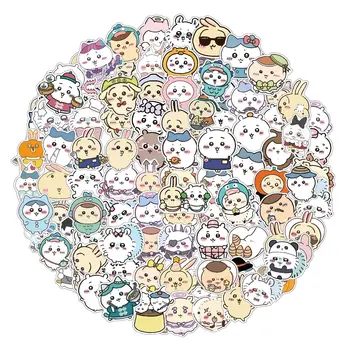100pcs Kawaii Jiikawa การ์ตูนสติกเกอร์ตกแต่งโต๊ะแล็ปท็อปสมุด...