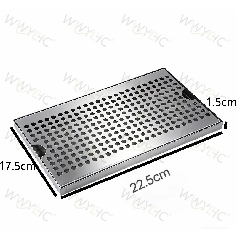 304 Stainless Steel Beverage Drip Tray, Beer Receiving Plate for Draft Beer Dispenser Bar Use