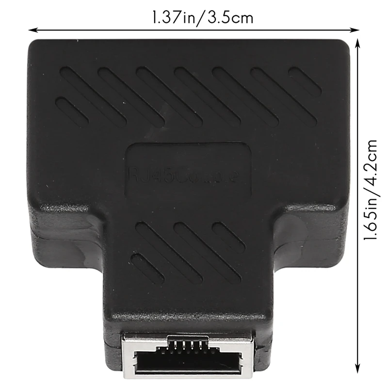 Adaptador divisor RJ45 de 2 portas LAN Network Connector Plug Lote 1pcs