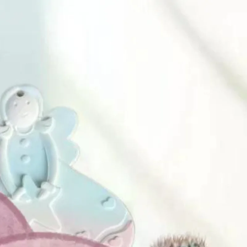 

Single Piece Christmas Ornament Silicone Mold; DIY Angelic Girl Love Theme; Ideal for Resin and Plaster Crafting