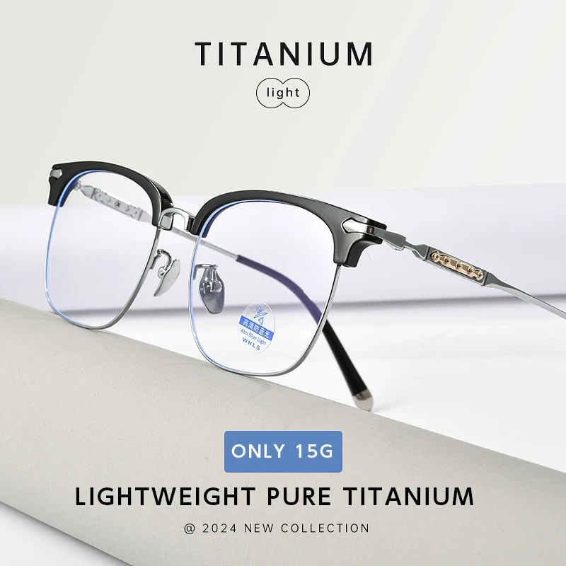 

HONGMEI Ultra-light Myopia Prescription Glasses Optica Eyeglasses Hyperopia Reading High Quality Large Frame Square Retro Custom