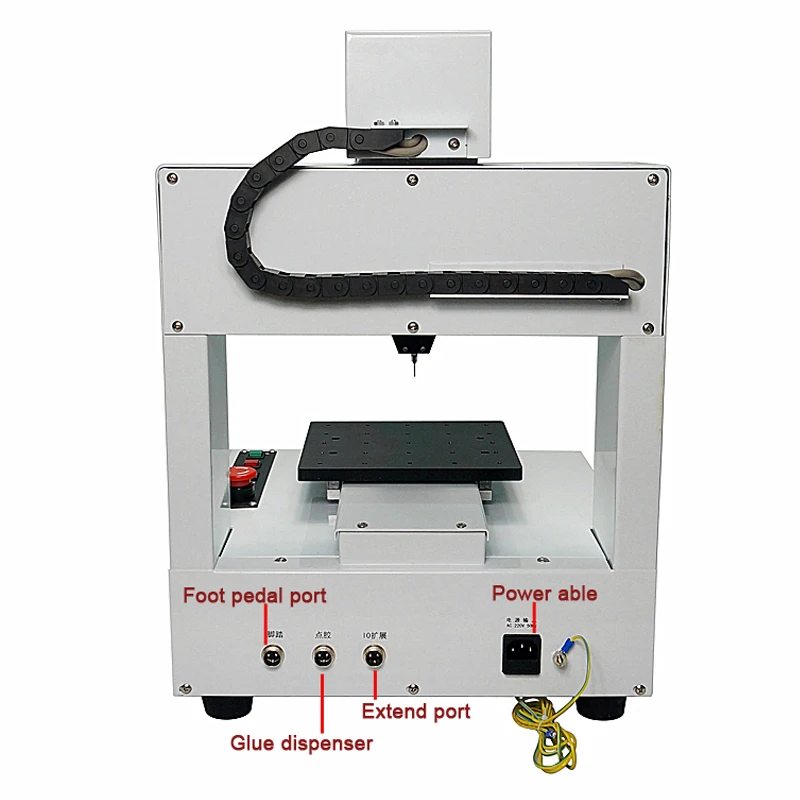 LY221A/331A/441A Automatic Glue Dispenser 3 Axis With Handwheel For Mobile Frame Glue Dispensing Works 110V/220V