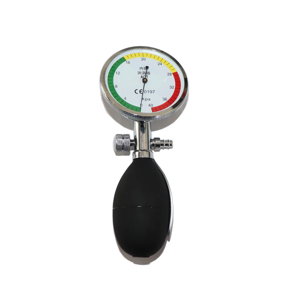 Manual Endoscope Leak Detector Pressure Tester with Color Scale 0-300mmHg / 0-40kPa for Endoscope Integrity Check