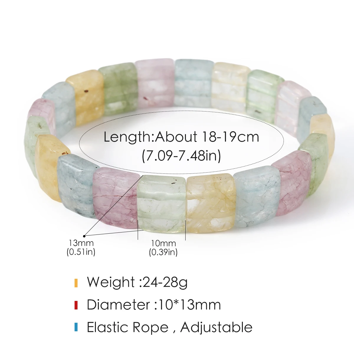 Natural Stone Bracelet for Men Women Prayer Yoga Bracelet Natural Rose Quartz Amethyst Bracelet Wholesale Drop Shipping