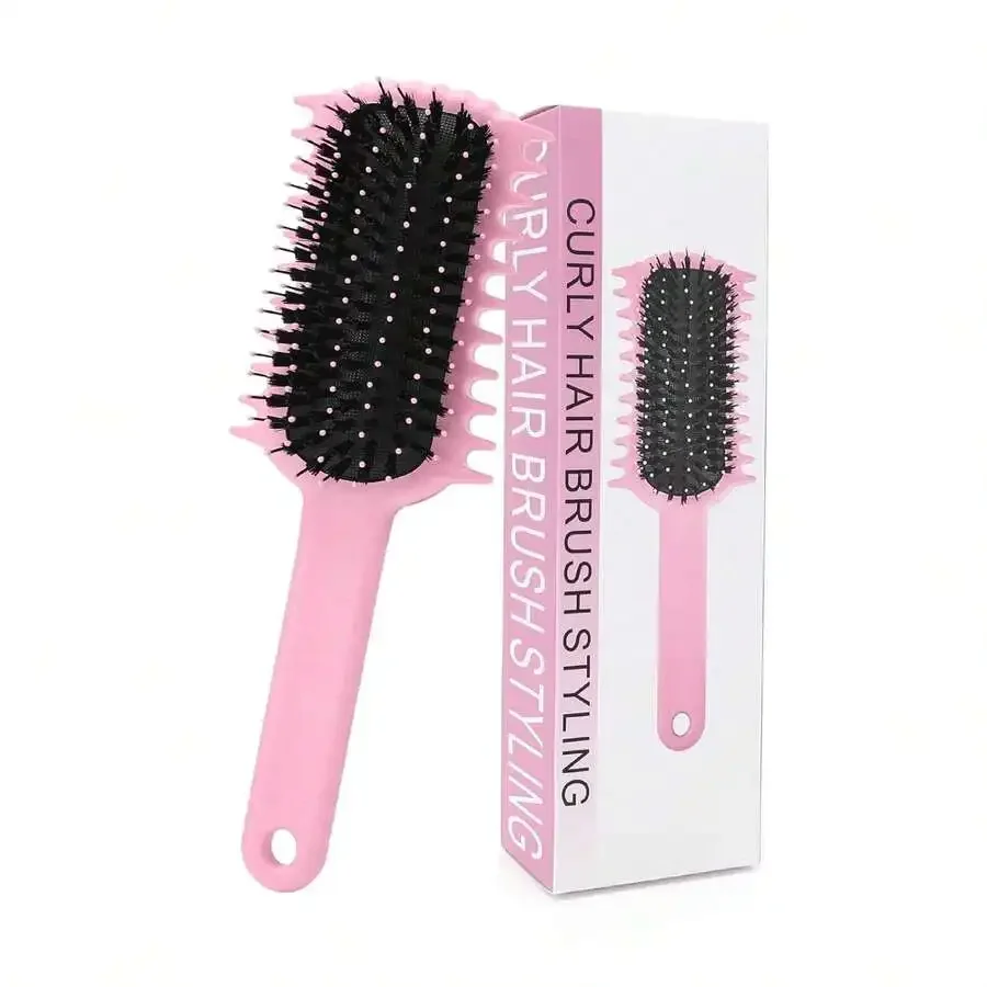

Curly Hair Brush For Detangling Shaping And Styling Volume Curl Defining Tool
