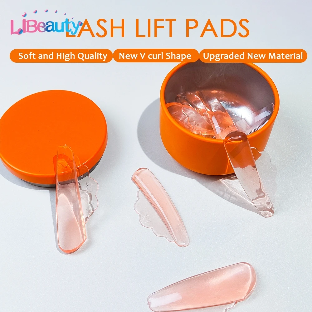 Libeauty Wholesale Free Glue Silicone Eyelash Perm Rod Sticky Lash Lift Pads 3D Eyelash Curler Makeup Accessories Makeup Tools