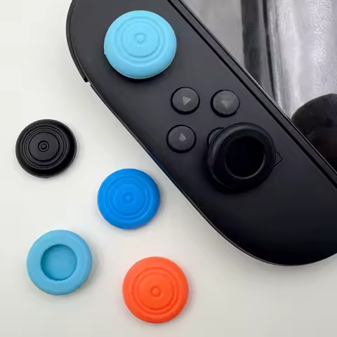 VILCORN Silicone Thumb Stick Grip Caps for Switch2 Joycons, Analog Stick Cover for Switch 2 Pro/PS5/Steam Deck/Xbox One Gamepads