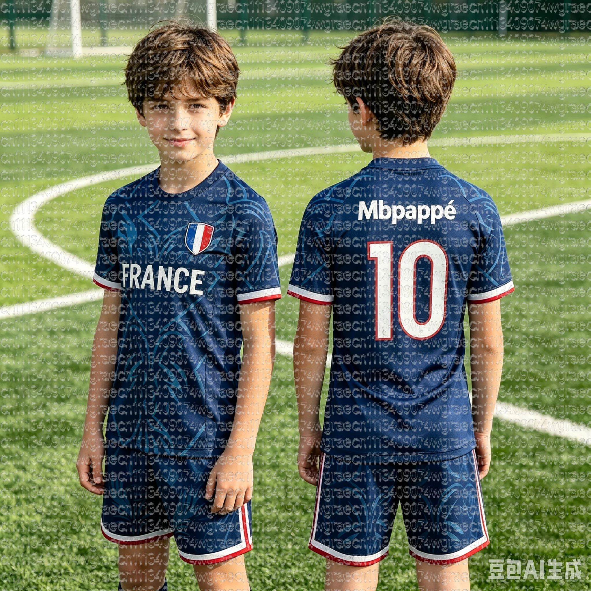 2026 Special Mbappé 10 Football Jersey Tee Shorts Set, Single Top Available,Harajuku Shirt Shorts Set Kids Tracksuit 2 Piece Set