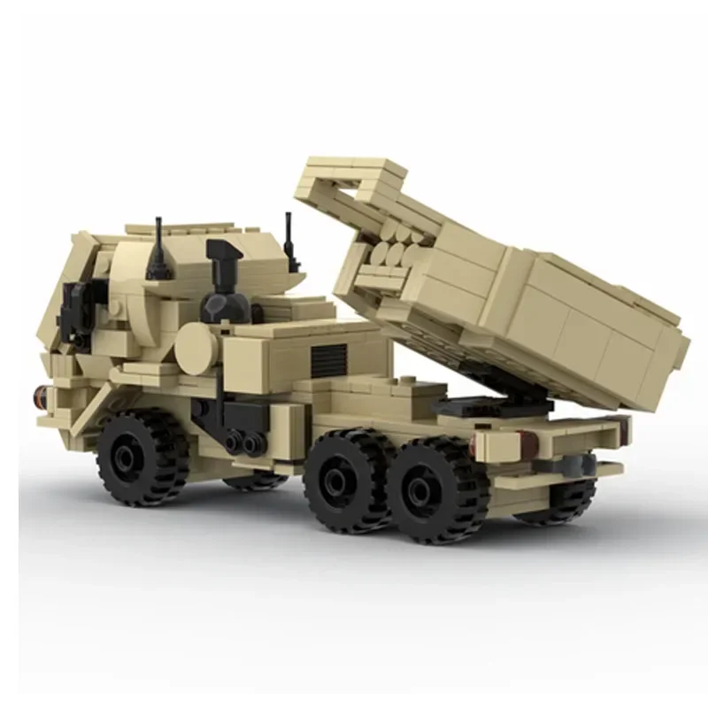 MOC-77901 Army Series - M142 Military Missile Car Truck Toy Building Block Model 543PCS Truck Model Birthday Gift Christmas Gift