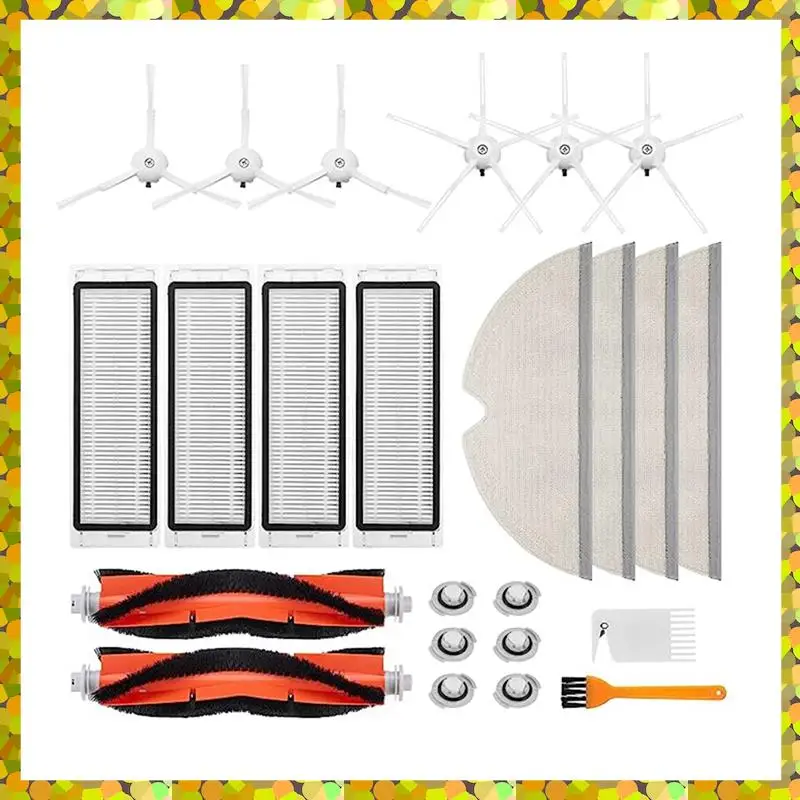 

Suitable For Millet Stone Sweeper Parts Accessories Side Brush S5max/S6pure/E5 Main Brush Cover Rag Filter Core