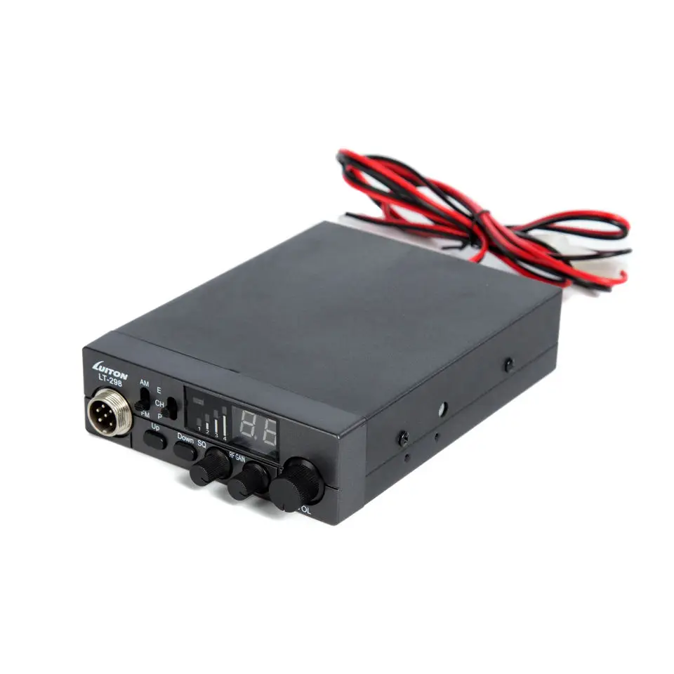 LT-298 Two-way radio CB 27 MHz AM / FM (citizens band) 12/24v transceiver Multi-band with ASQ and channel change microphone