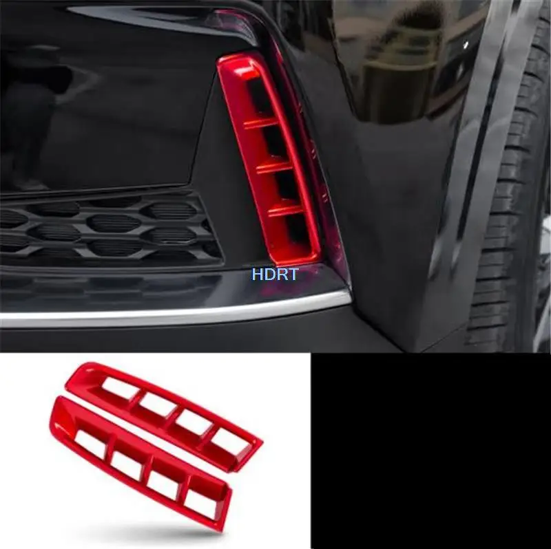 

Car Styling Front Fog Light Cover Lamp Trim Protector Decoration Accessories Exterior Sticker For Kia Carnival Sedona KA4 2022 +