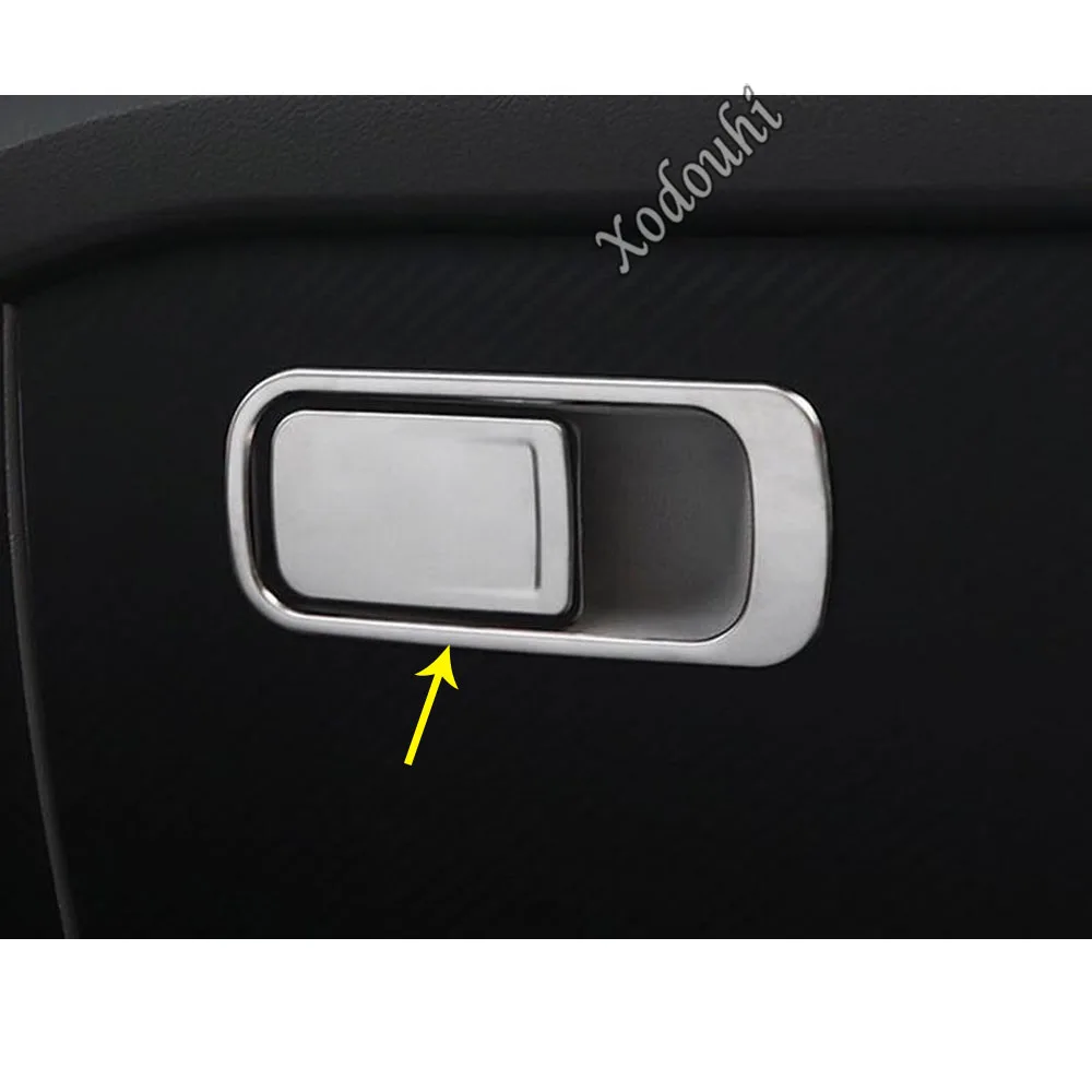 

Car Cover Co-pilot Glove Box Front Trim Lamp Panel Frame Sticker 2Pcs For Volkswagen VW T-cross Tcross 2019 2020 2021 2022 2023