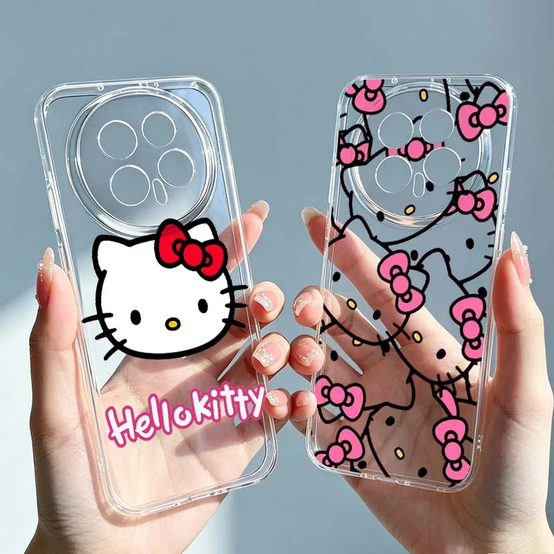 Capa de Celular Fashion com Gatinho Fofo para Honor Magic 8 7 6 X9C X9b X7d X5C X50 Play 8T 7T 200 400 9X Lite Pro GT Plus 5G