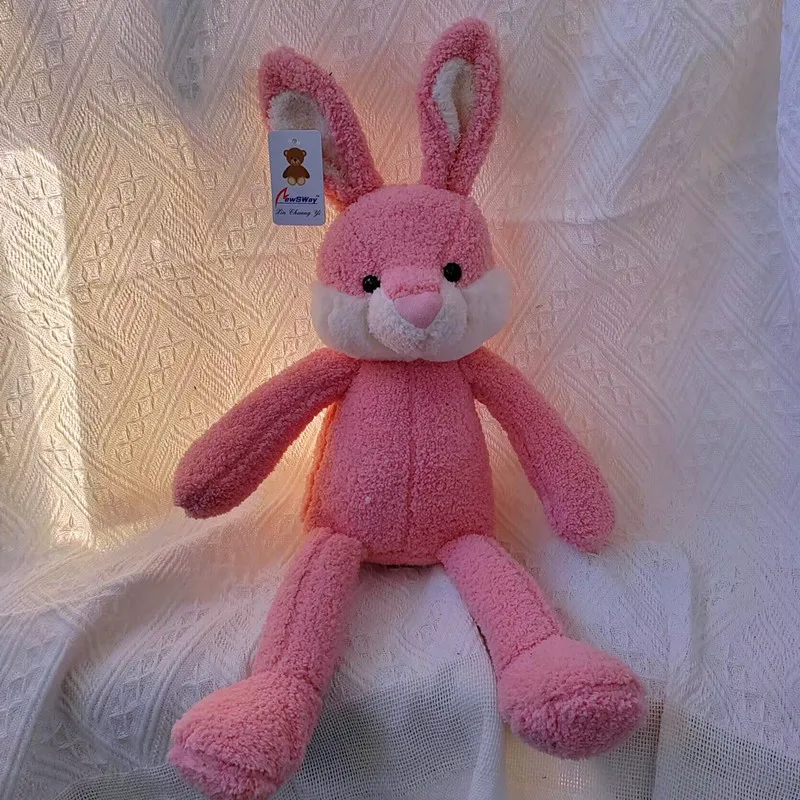 Длинноногие куклы-кролики, лесные животные, плюшевые игрушки, панда, куклы-утки, детские удобные куклы для подарков на день защиты детей