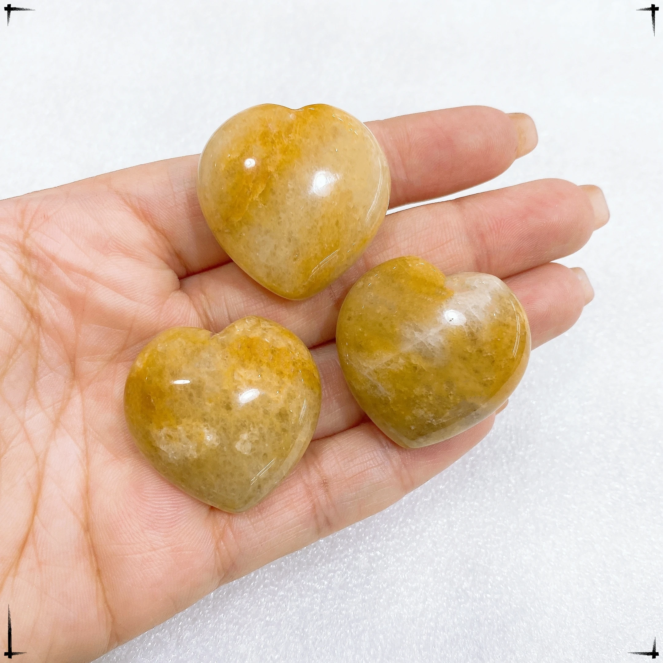 30MM Natural Crystal Heart Shape Statue Crystal Quartz Reiki Healing Love Ornament Carving Figurine Mineral Gem  Home Decor Gift