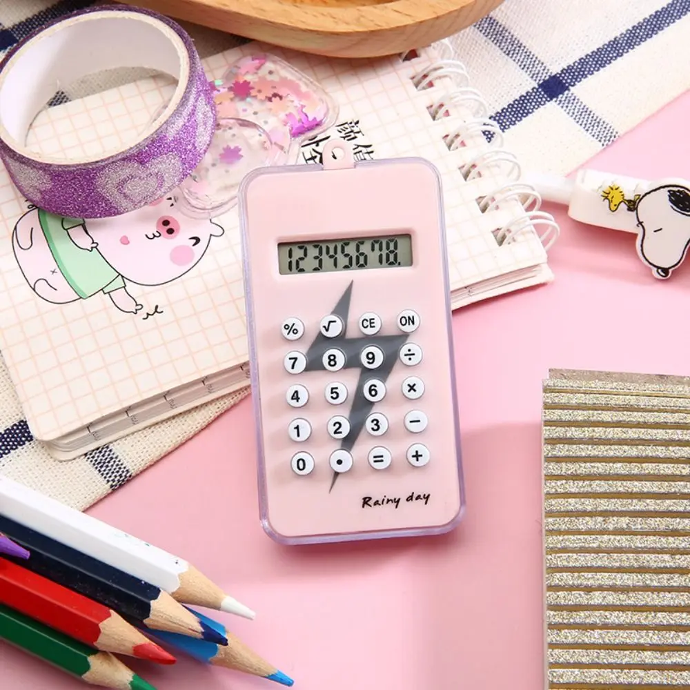 Fashionable Cartoon Maze Calculator Clear Numbers Fun Creative Calculator Portable Plastic 4 Colors Calculator Schoolbag