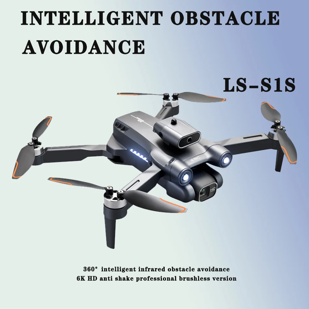 LS-S1S professional drone 4k 6K high-definition WIFI camera obstacle avoidance aerial photography drone quadcopter drone toy