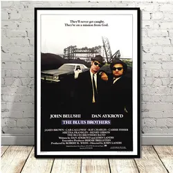 Blues Brothers Vintage Movie Canvas Art  Classic TV Series Posters  Prints for Wall Decor  Perfect Home Decoration Artwork