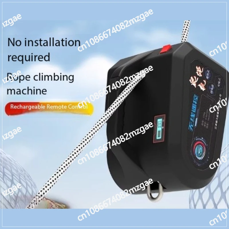 

Electric Rope Climbing Device - Cordless Lithium Powered Climbing Device for HVAC Installation and Industrial Lifting
