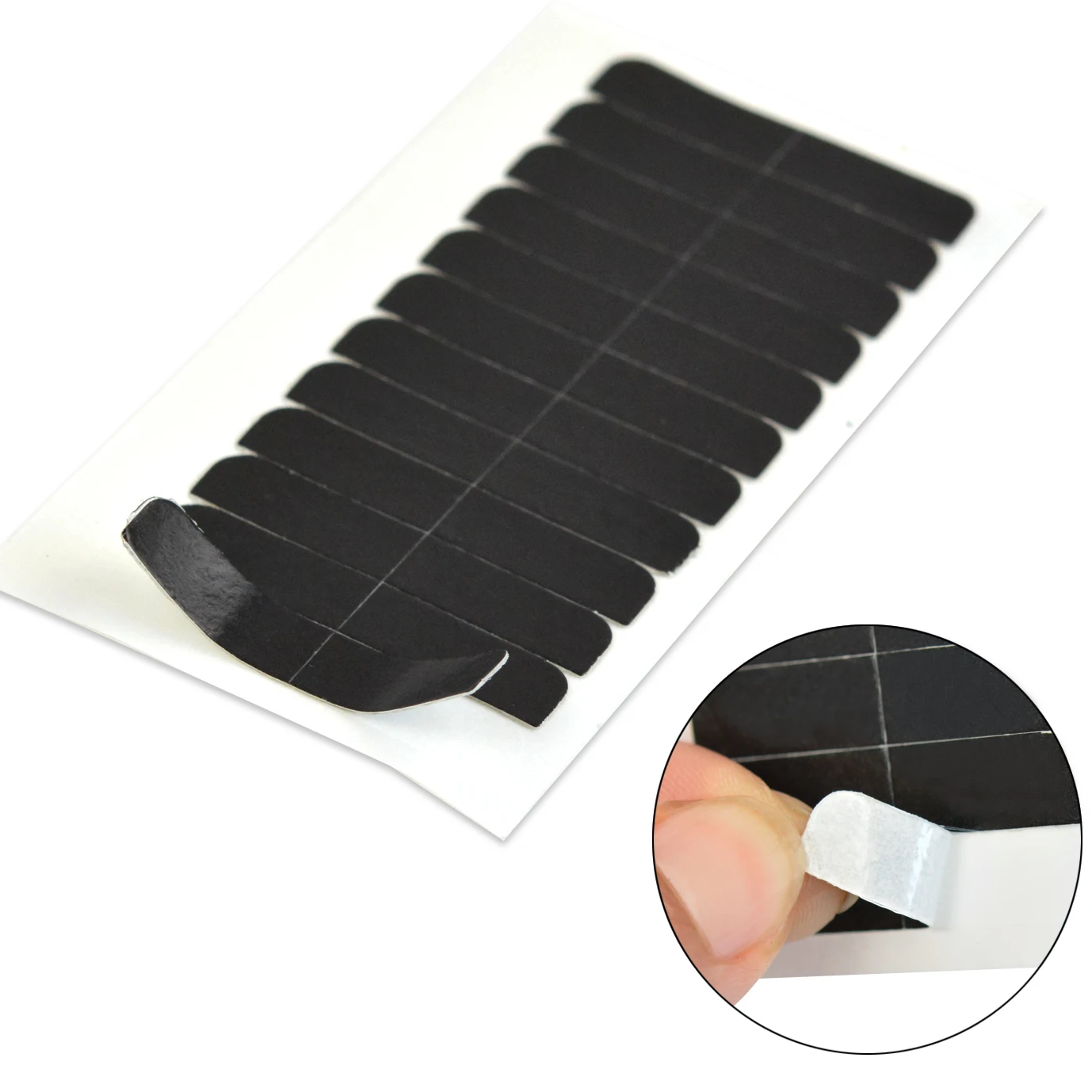 15 folhas 180pcs fita dupla face de substituição extensões de cabelo fita adesiva para extensões de cabelo