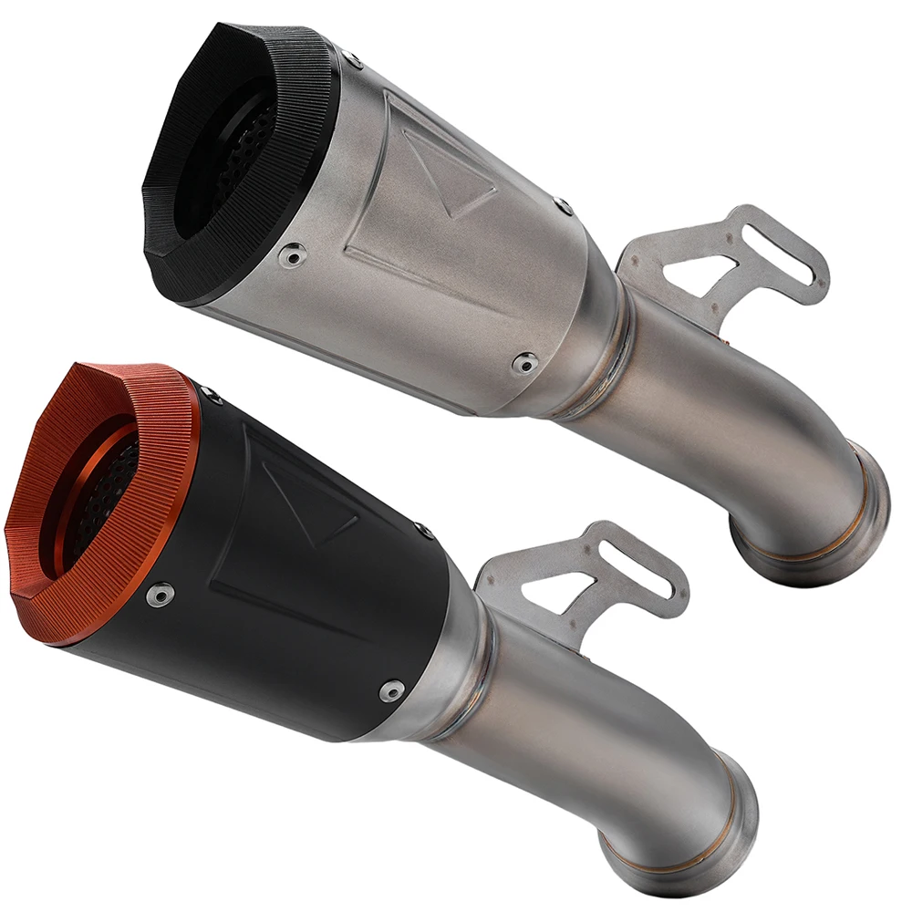 Advanced escape de moto For KTM 1290 Super Duke Muffler System Exhaust Header Link Mid Pipe Slip On