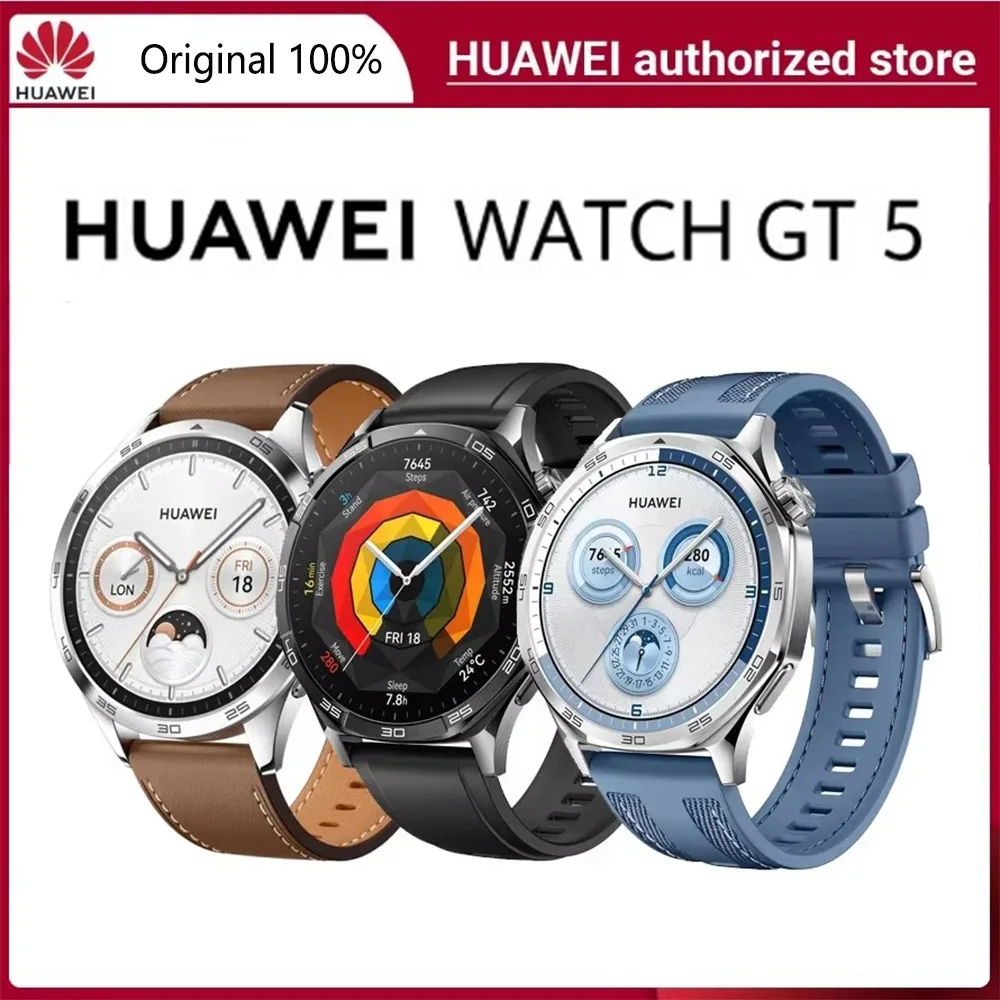 HUAWEI Watch GT 5 Smartwatch,Watch GT5 Pro,Buit-in Map,Replay Message,compatible with iOS and Android