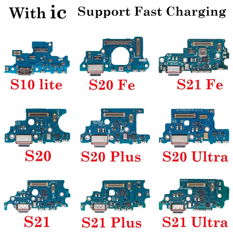 

USB charger flex cable for Samsung Galaxy S10 Lite S20 S21 Fe plus ultra g981 g986 g988 g991 B F N dock connector charging port