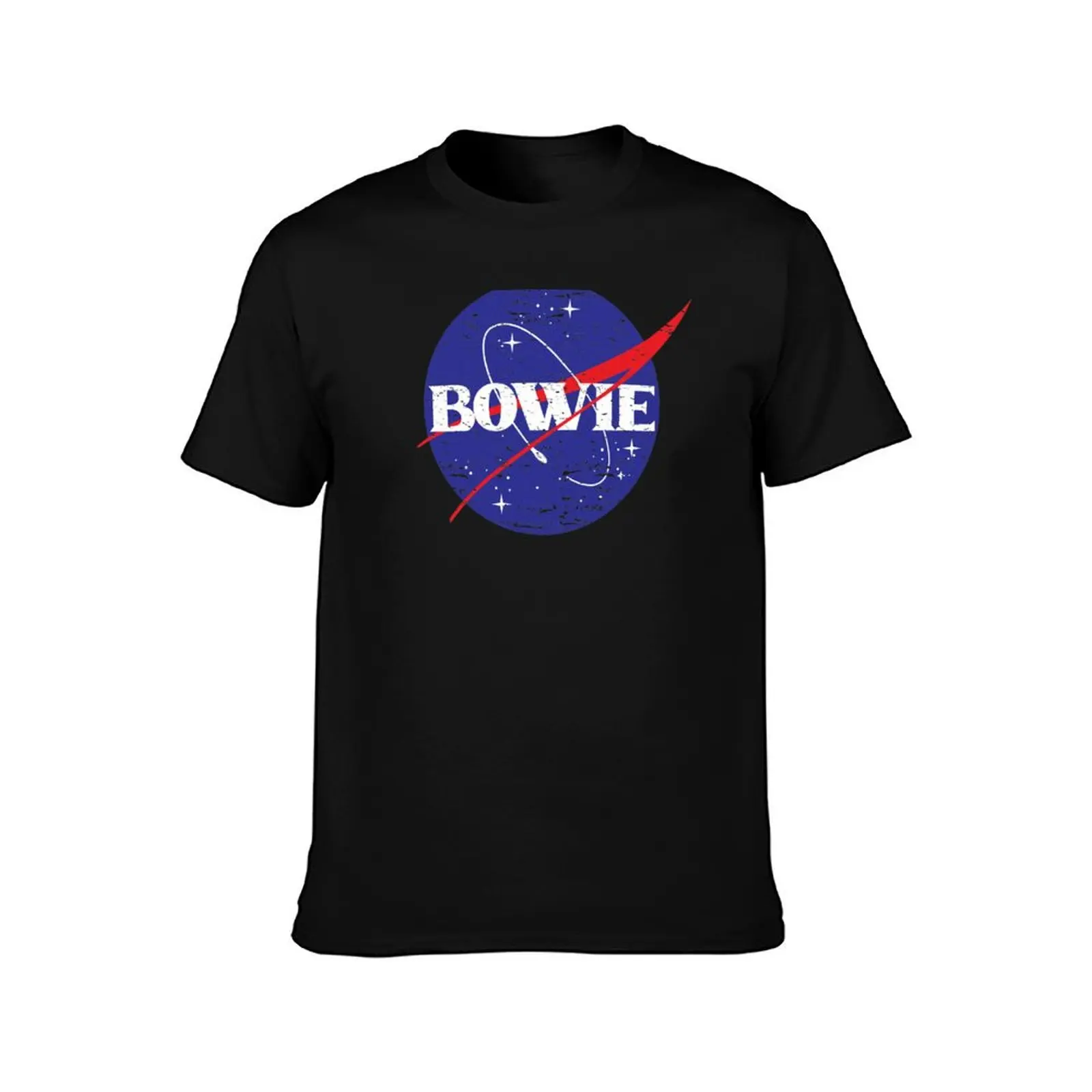 Bowie Tribute NASA Fusion Logo T-Shirt for a boy anime t shirts tops mens designer clothes