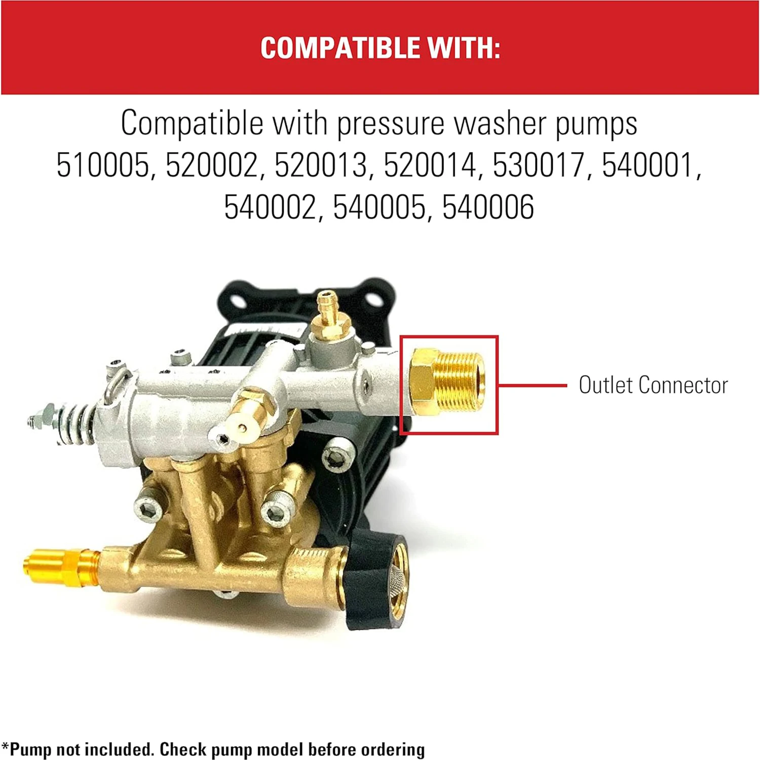 

7106686 Переходник G3/8 к M22 для мойки высокого давления, фитинг для выпуска насоса с внутренней резьбой M22 для шланга высокого давления