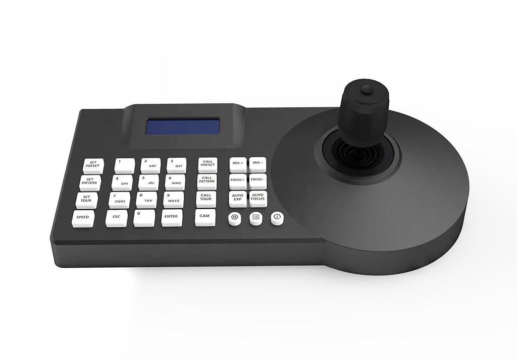 IP & Analog PTZ Joystick Controller for Controlling Remote PTZ Cameras 4K Axis