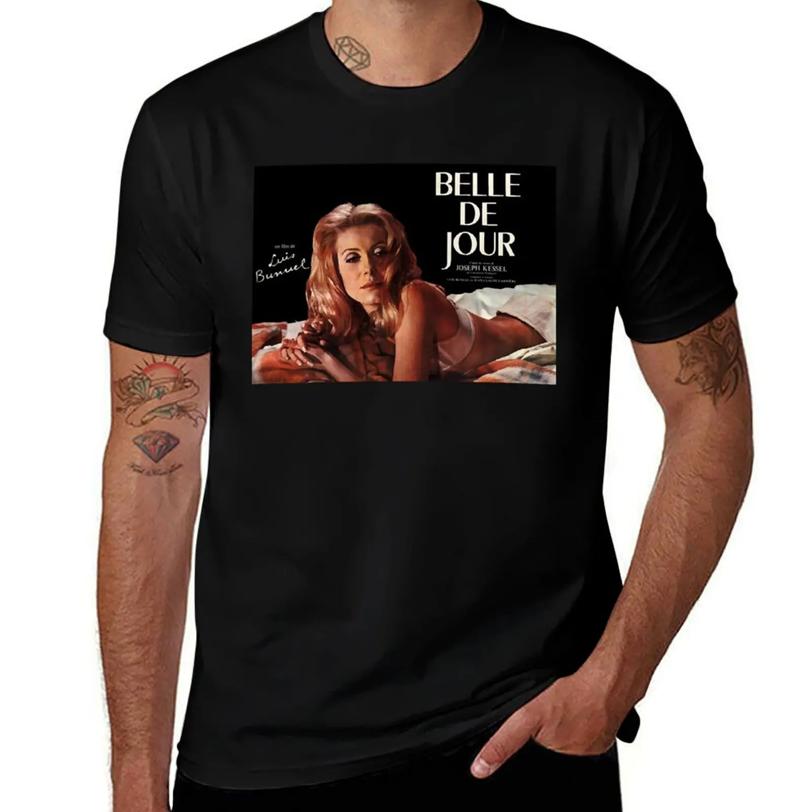 

graphic Deneuve cotton shirt shirt cotton T-Shirt Belle percent Catherine 100 De t T-Shirt man man men for t t 100% shirt Jour