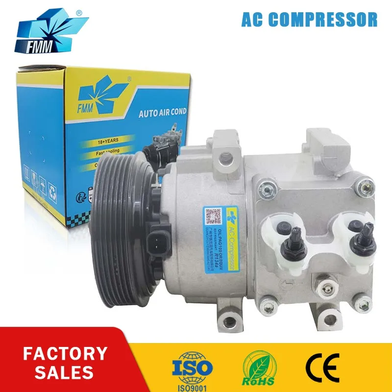 

FMM HS15 A/C AC Compressor for Ford Escape 2001-2012 AE8319D629AB AE8319D629AC AE8319D629AD BE8Z19703A 2824731 AA69-19D629-AB