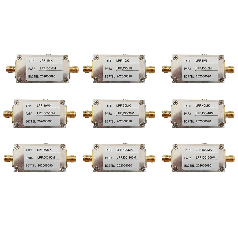 1M - 1G RF Low Pass Filter LPF Filter Ham Radio Low Pass Filter Module 50 OHM LPF-1MK LPF-5MK LPF-10MK LPF-30MK Power Tool Parts