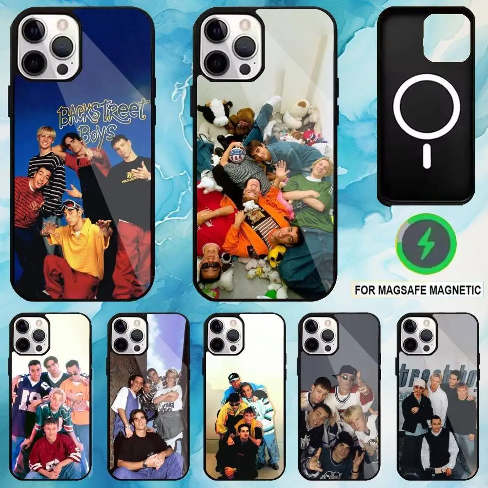 

B-Backstreet Boys BSB Phone Case For iPhone17,16,15,14,13,12,11 Plus,Pro Max Magnetic For Magsafe Wireless Charging