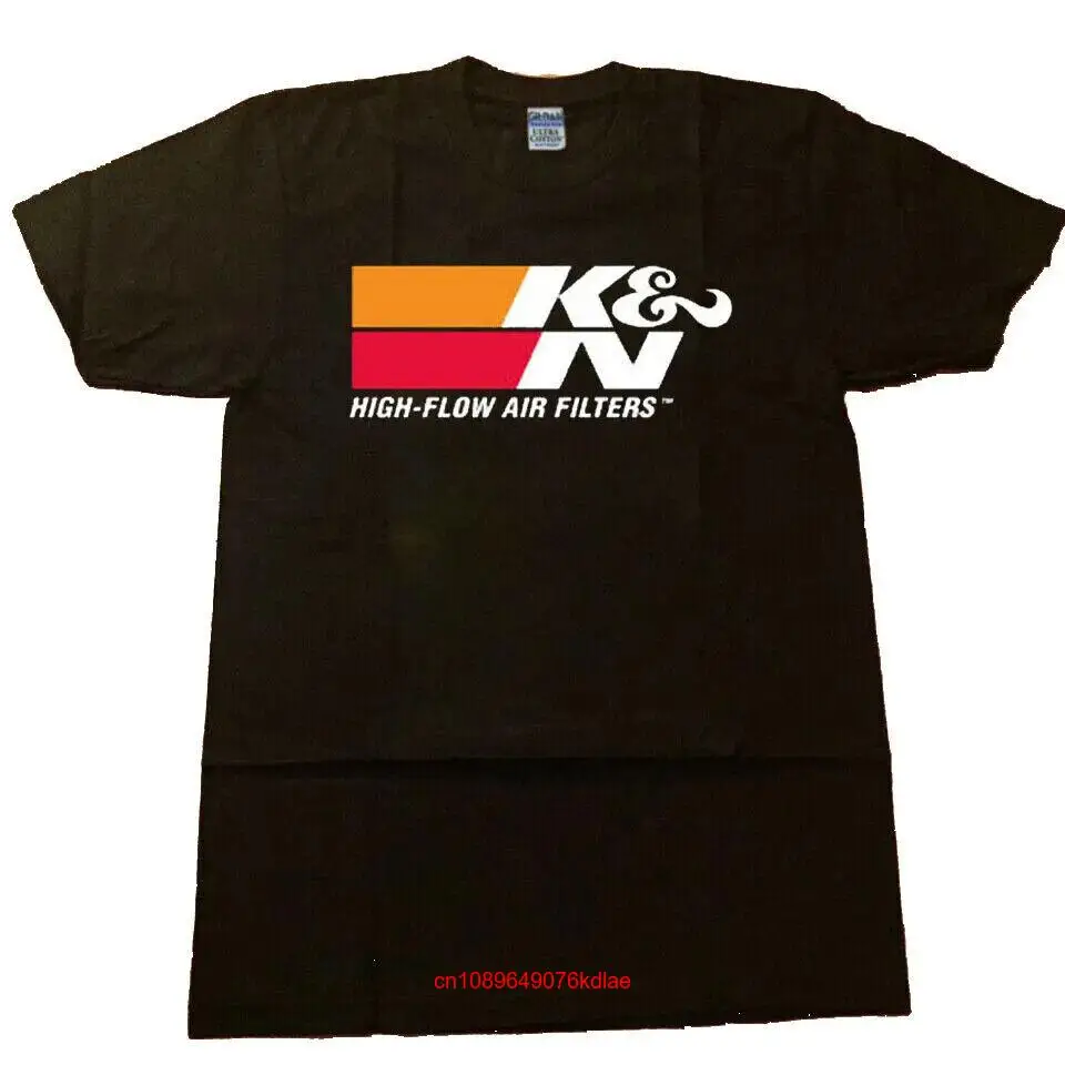K N воздушные фильтры, мощная турботурбина, черная футболка S 5XL с длинным или коротким рукавом K N воздушные фильтры, мощная турботурбина, черная футболка S 5XL с длинным или коротким рукавом