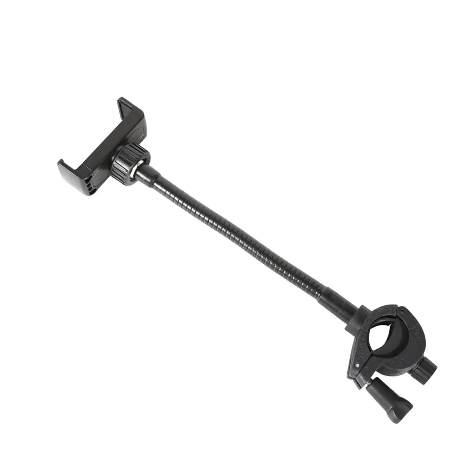 حامل هاتف بحامل ميكروفون 360 °   تدوير قابل للتعديل معقوفة الذراع الهاتف الخليوي