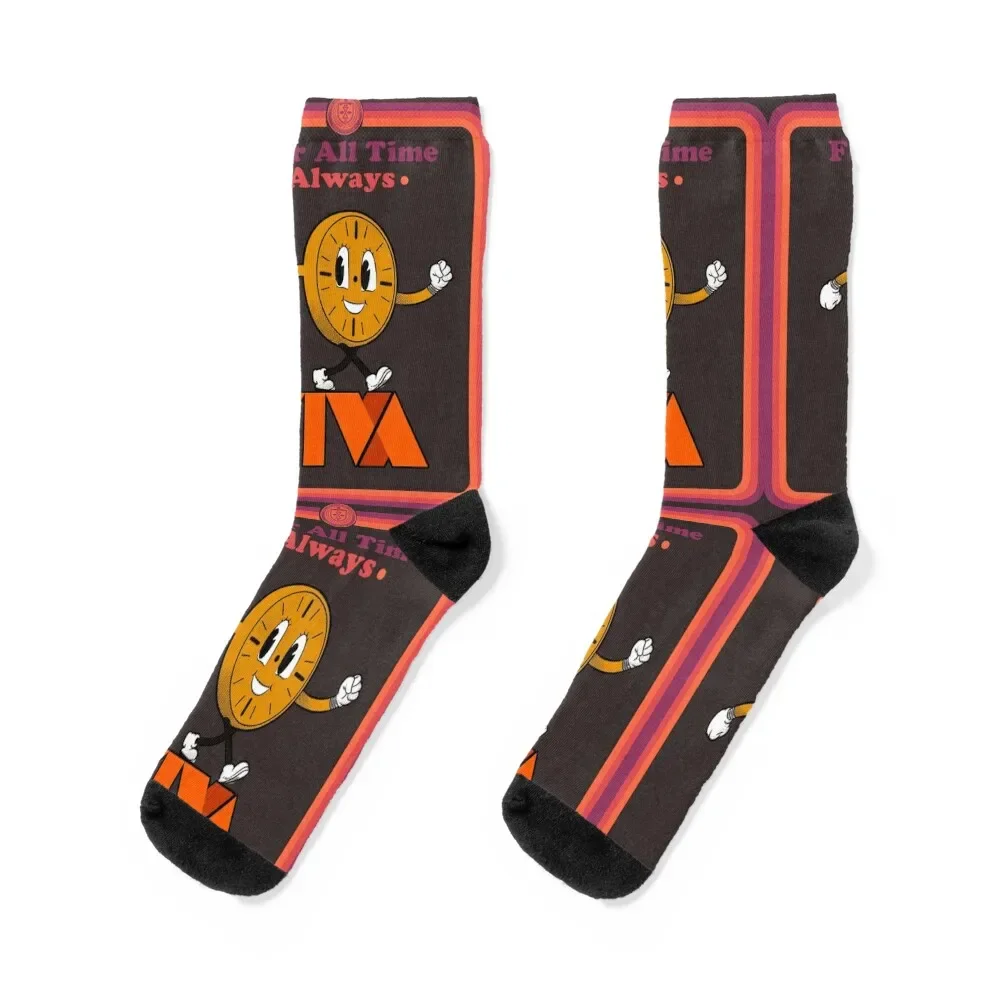 

Miss MInutes TVA Vintage Socks funny gifts Hiking boots sport new year Men's Socks Women's