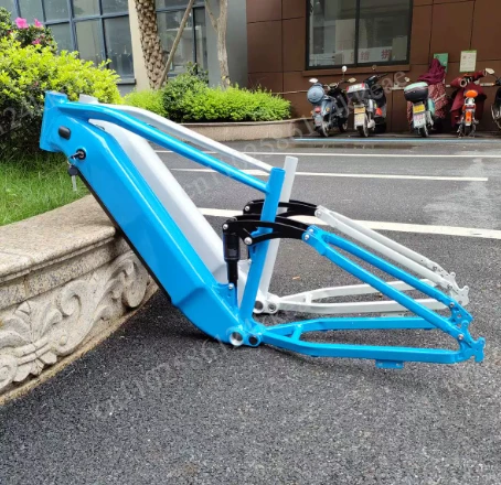 Soft Tail Frame Hidden Battery 26x4.0 Electric Bike Frame