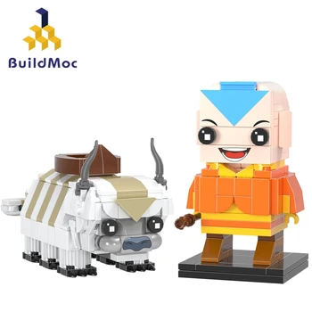 Buildmoc Avatareds MOMO Latest Appa Airbendereds Aang MOC Set Building Blocks Toys for Children Kids Gifts Toys 325pcs Bricks